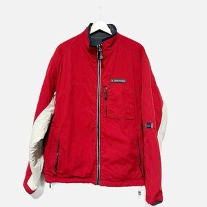 Vintage Abercrombie & Fitch A92 Reversible Ski Jacket Men's Fleece Lined L/XL